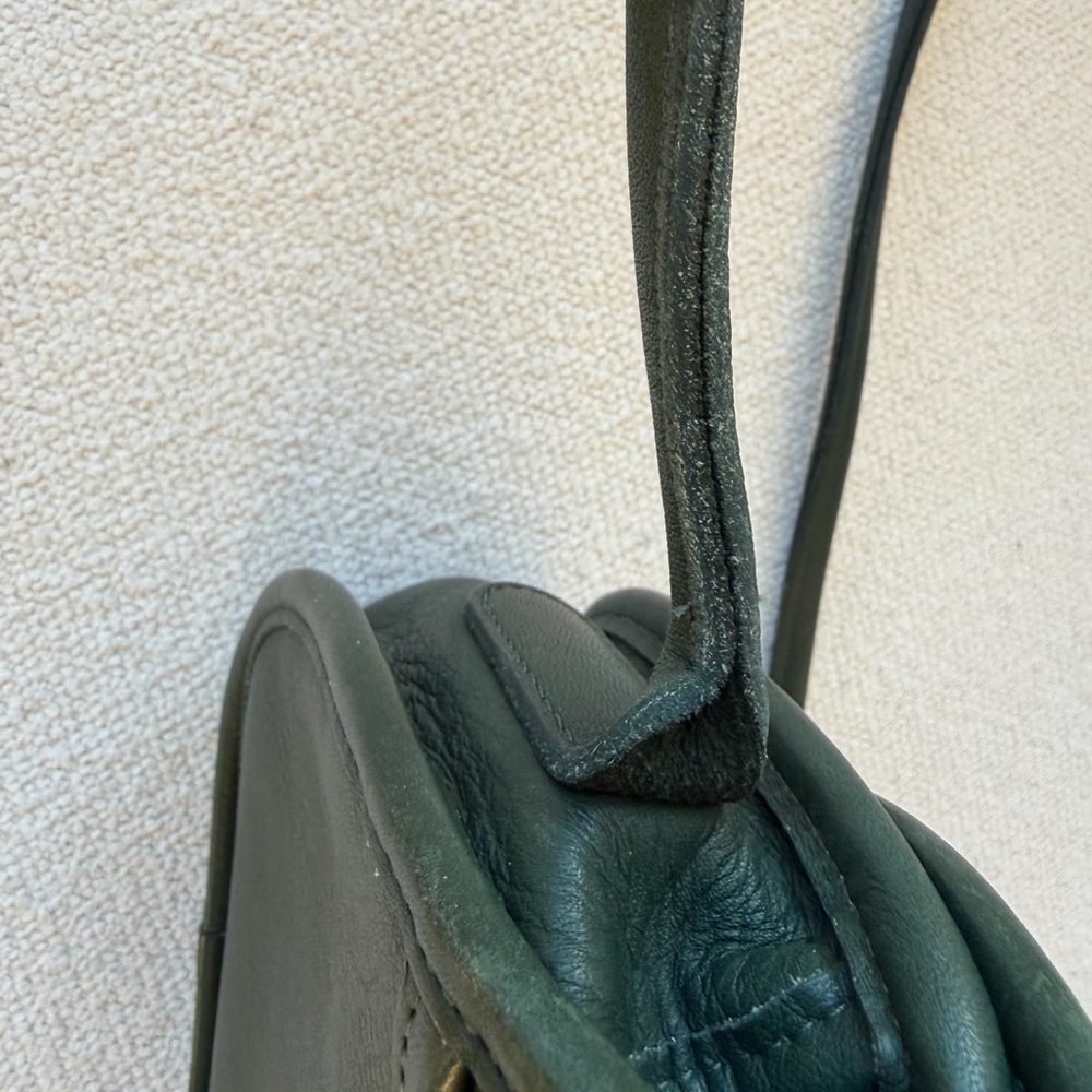 RARE Coach vintage green leather crossbody bag - Picture 16 of 16